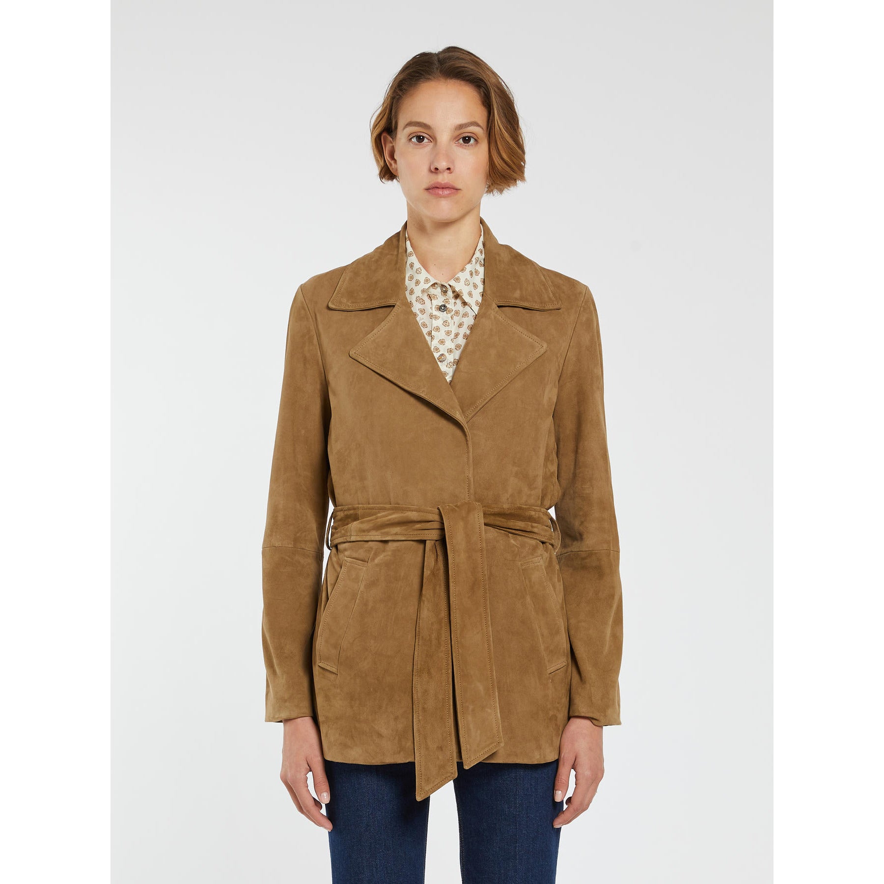 BERRY LEATHER JACKET