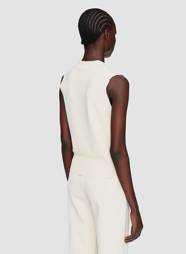 VEST MILANO TOP IVORY