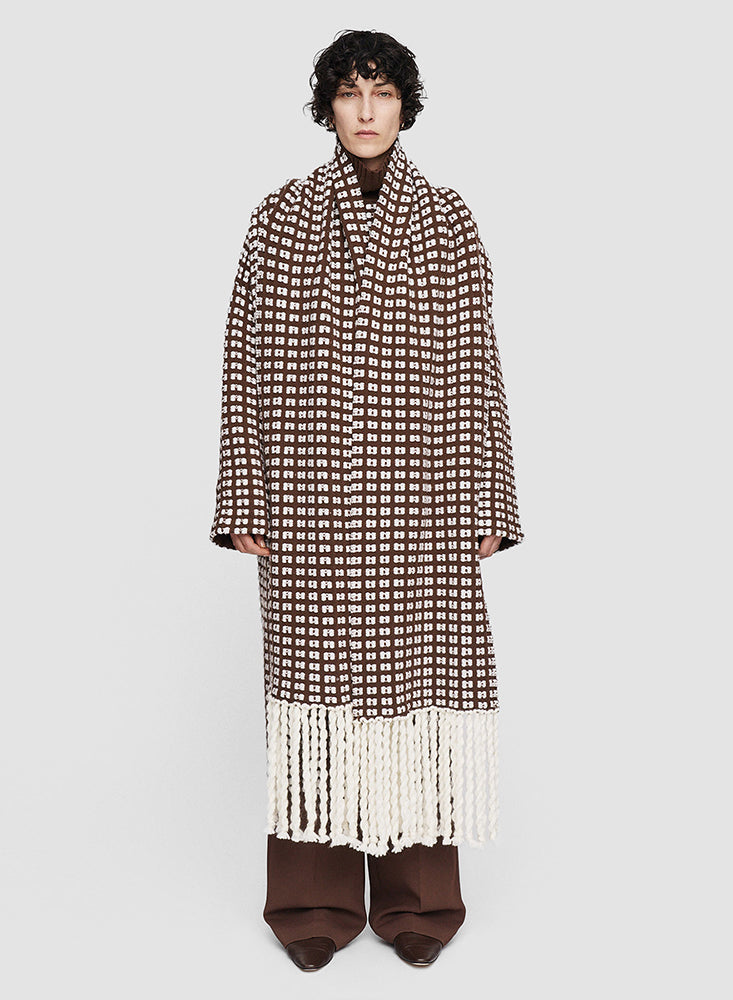 COAT WAFFLE IVORY/ARABICA