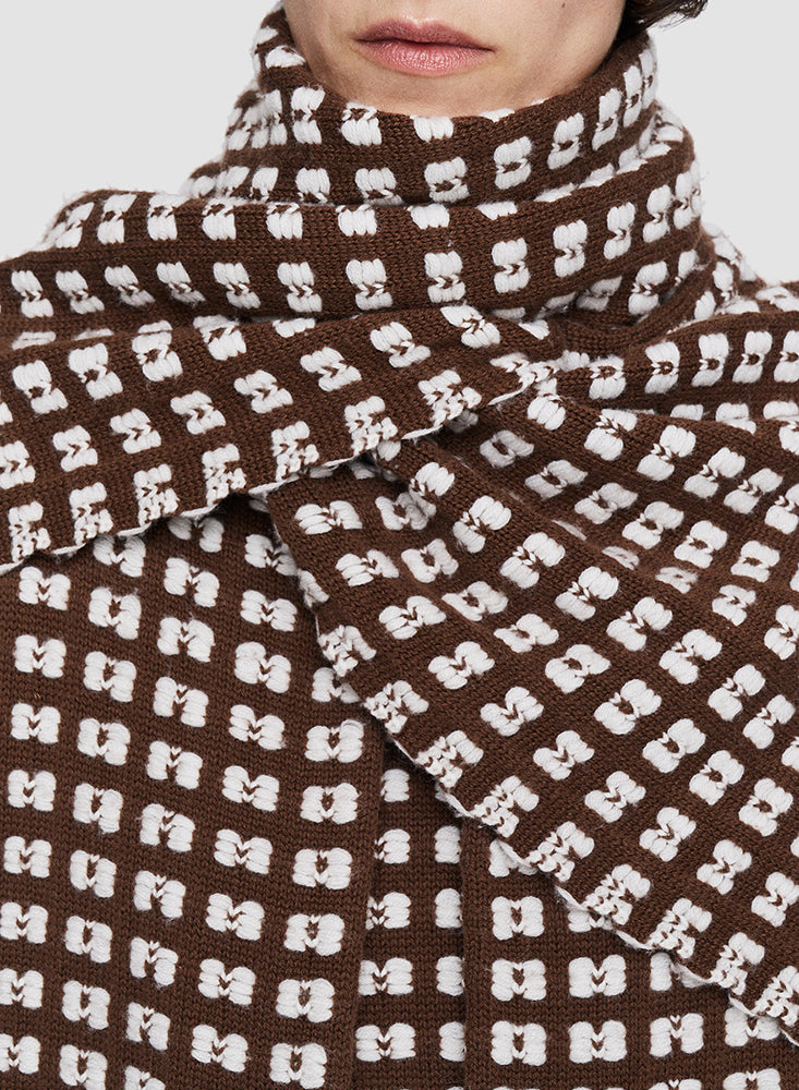 COAT WAFFLE IVORY/ARABICA