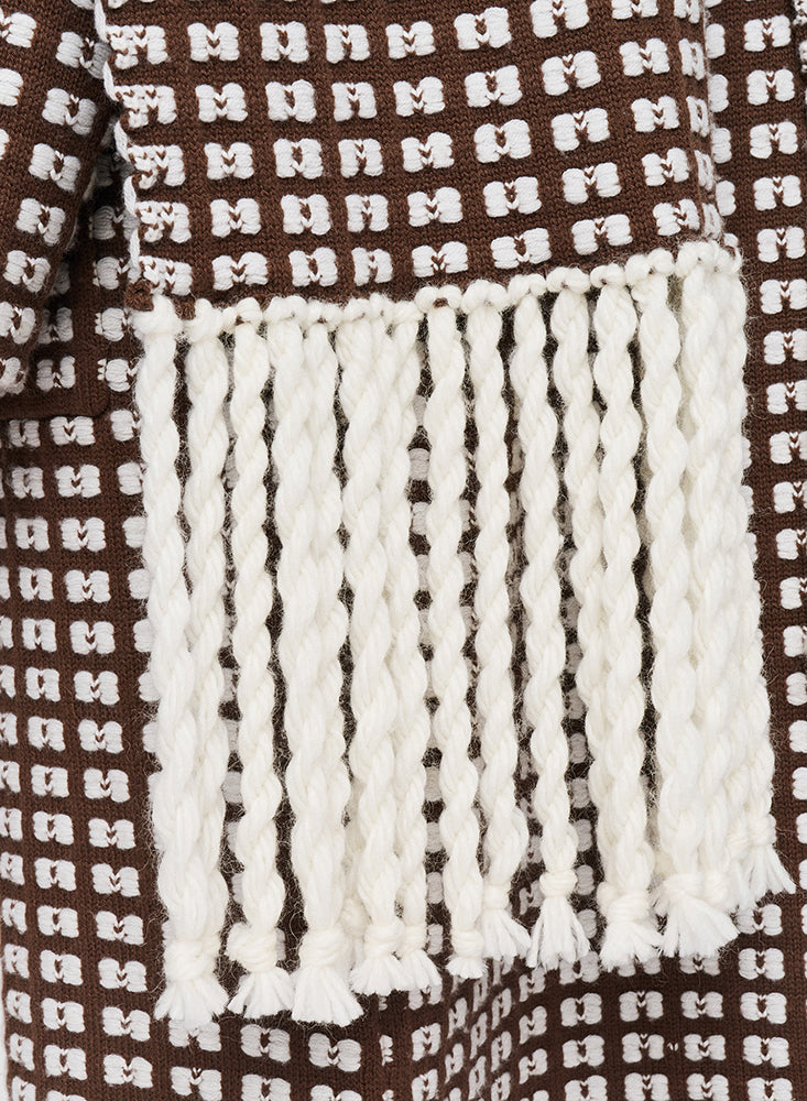 COAT WAFFLE IVORY/ARABICA