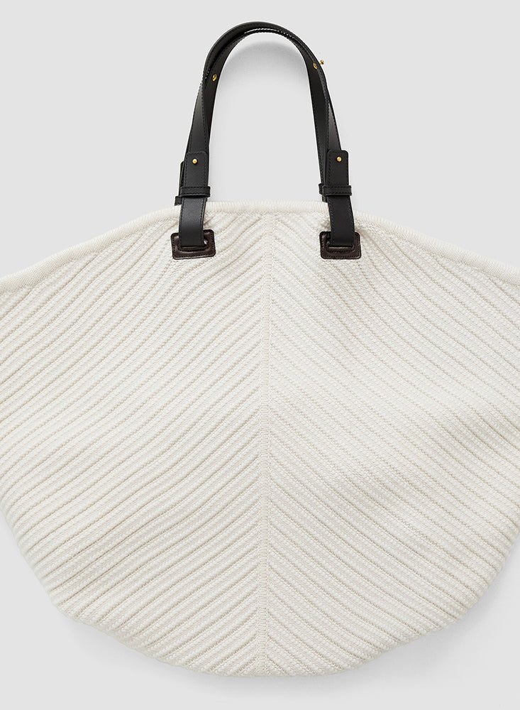 CABAS DIAGONAL BAG IVORY