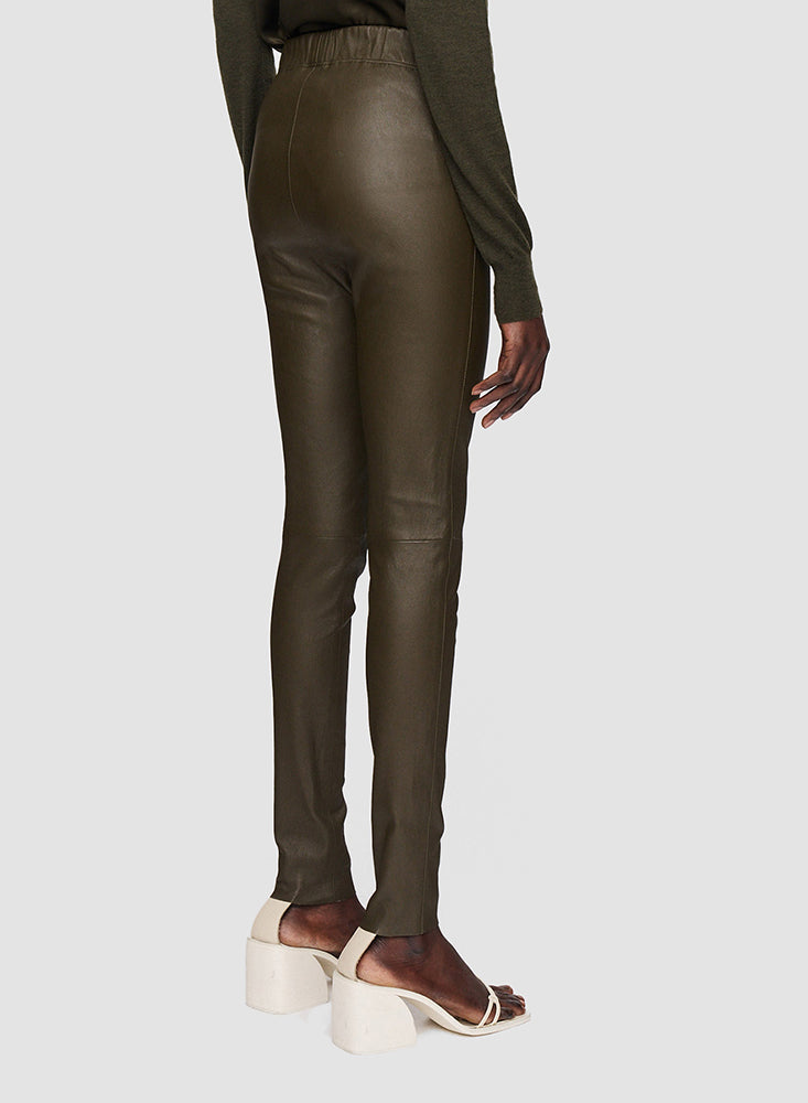 LEGGING LEATHER MERLOT