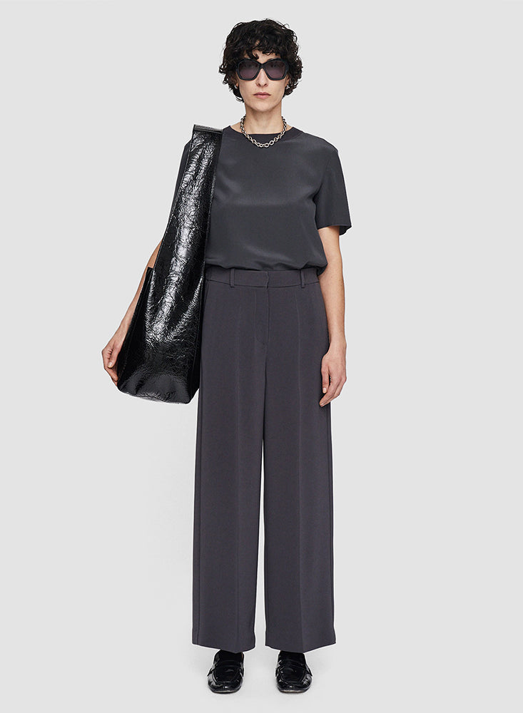 TORY CREPE PANTS SLATE