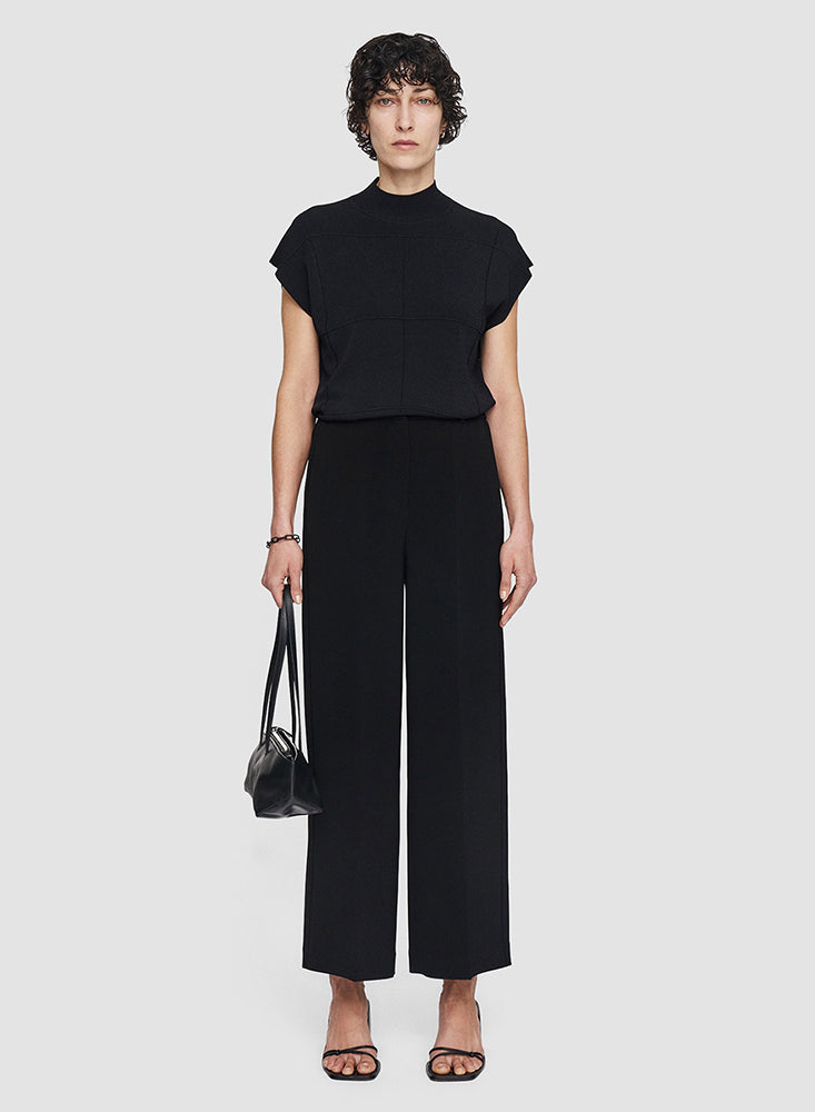TORY CREPE PANTS BLACK