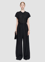 FOREST VOILE PANTS BLACK