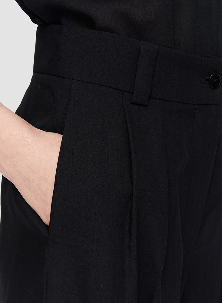 FOREST VOILE PANTS BLACK