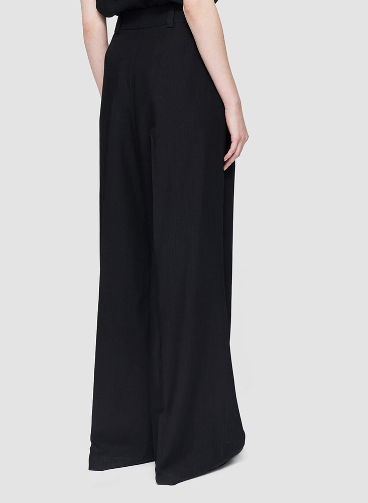 FOREST VOILE PANTS BLACK