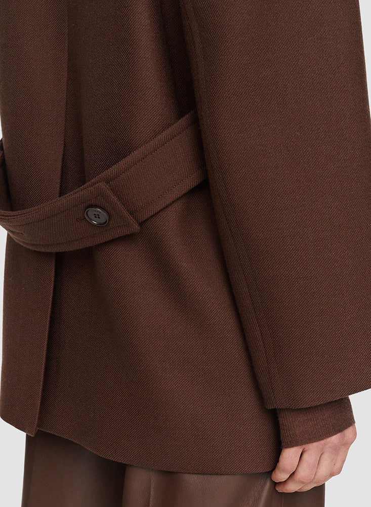 LAURE WOOL COAT ARABICA
