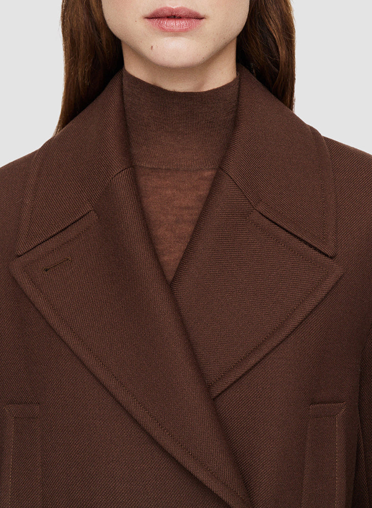 LAURE WOOL COAT ARABICA