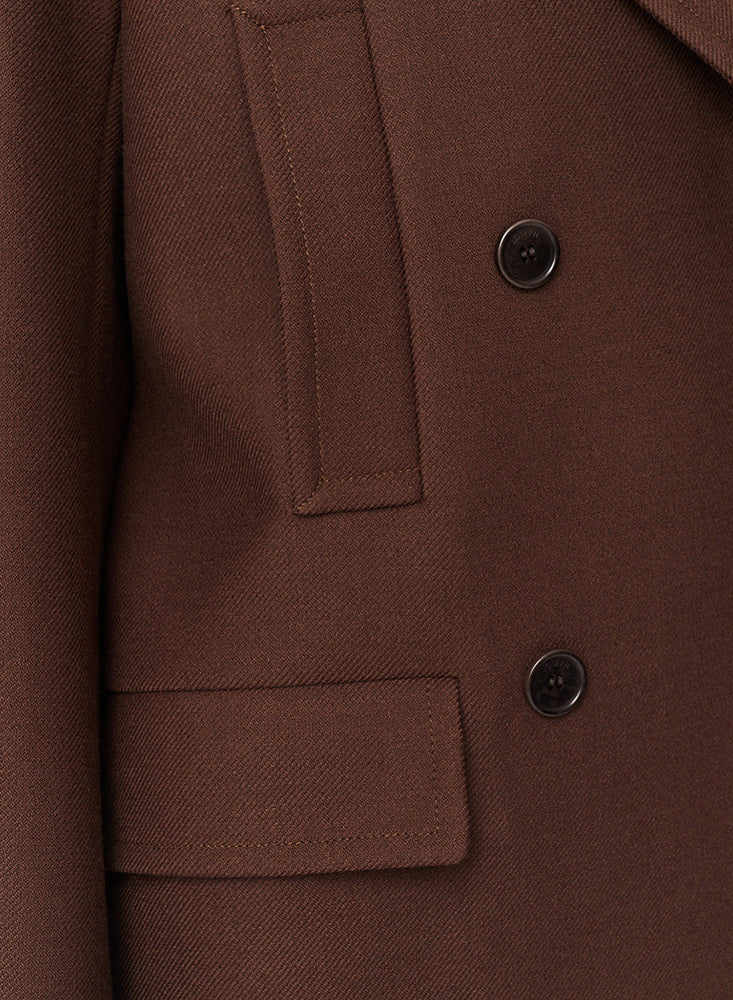 LAURE WOOL COAT ARABICA