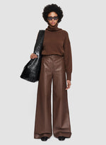 ALANA LTHR PANTS ARABICA