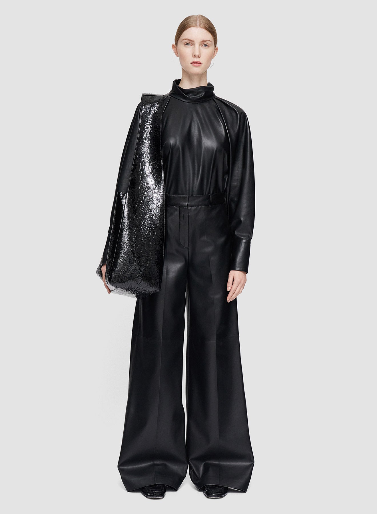 ALANA LEATHER PANTS BLACK