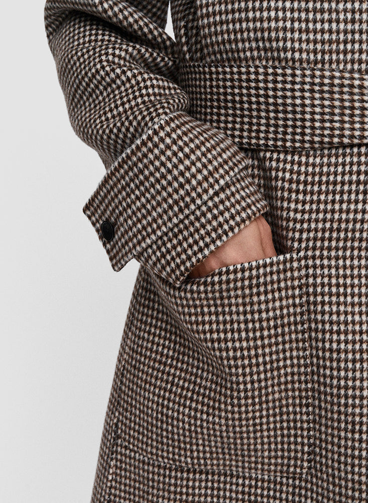 ARLINE COAT COMBO ARABICA