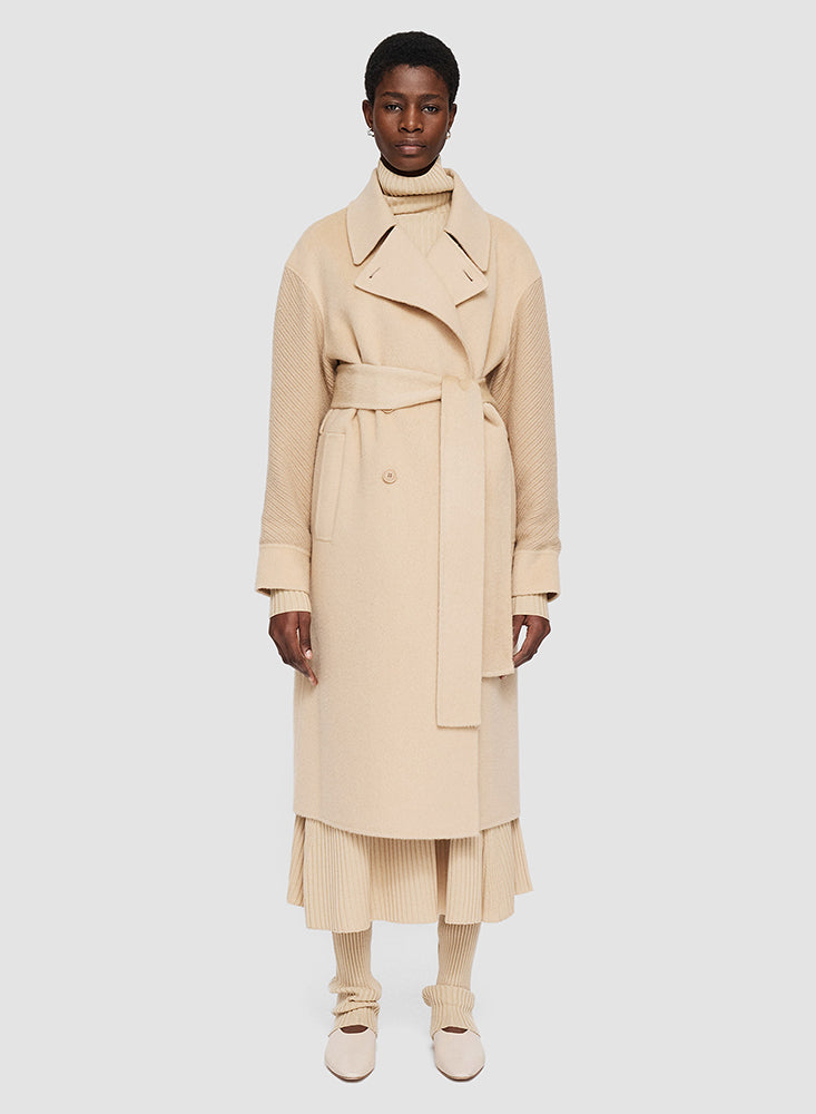 THOMAS YAK COAT CHAMPAGNE