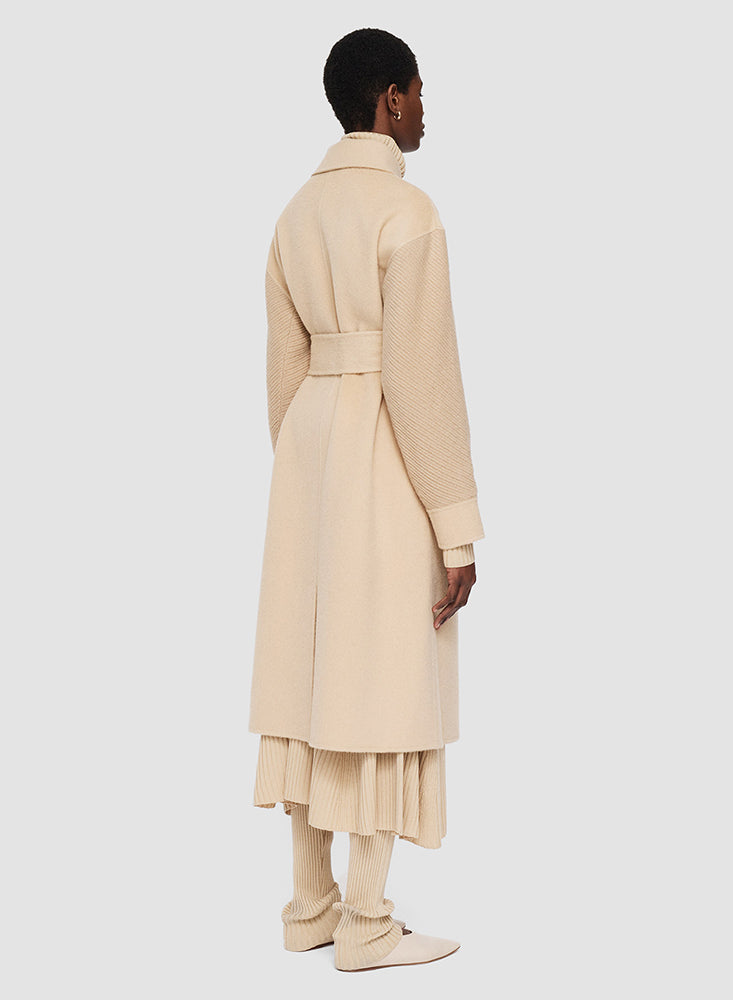 THOMAS YAK COAT CHAMPAGNE
