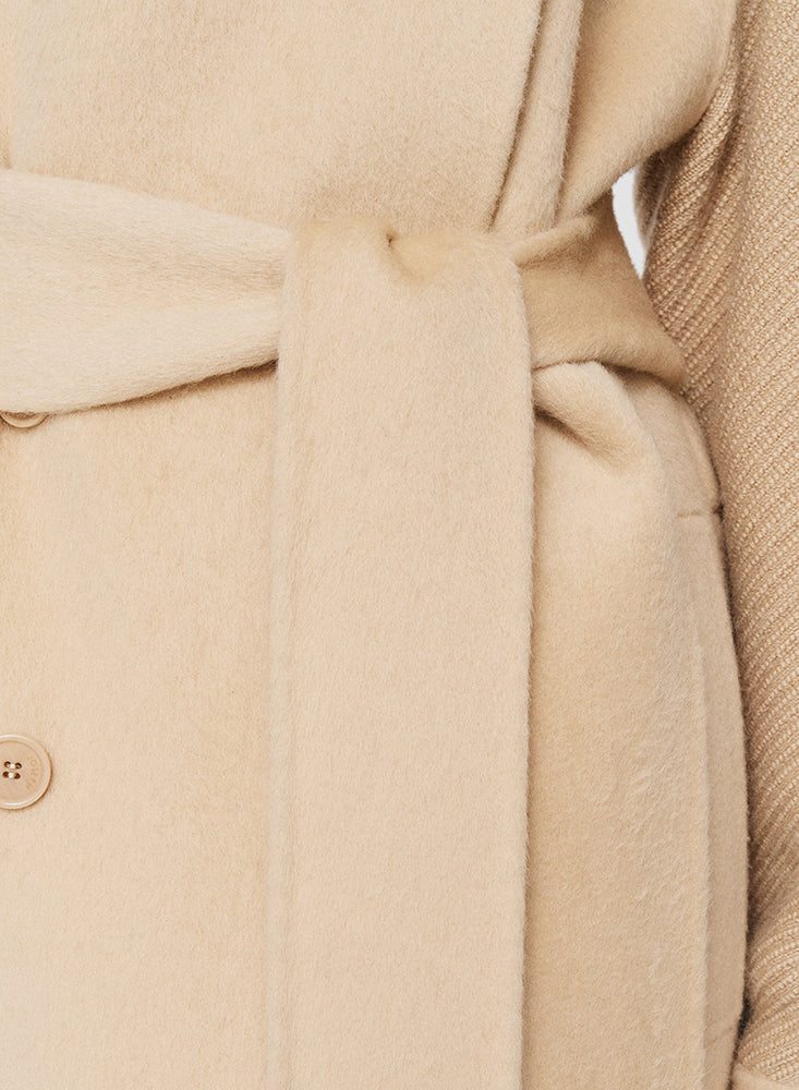THOMAS YAK COAT CHAMPAGNE