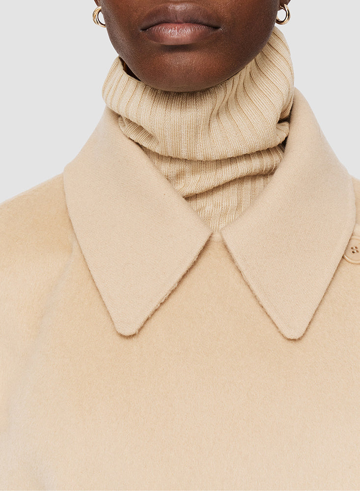 THOMAS YAK COAT CHAMPAGNE