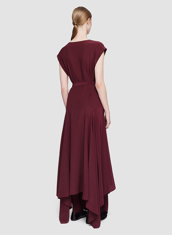 GOODMAN DRESS MERLOT