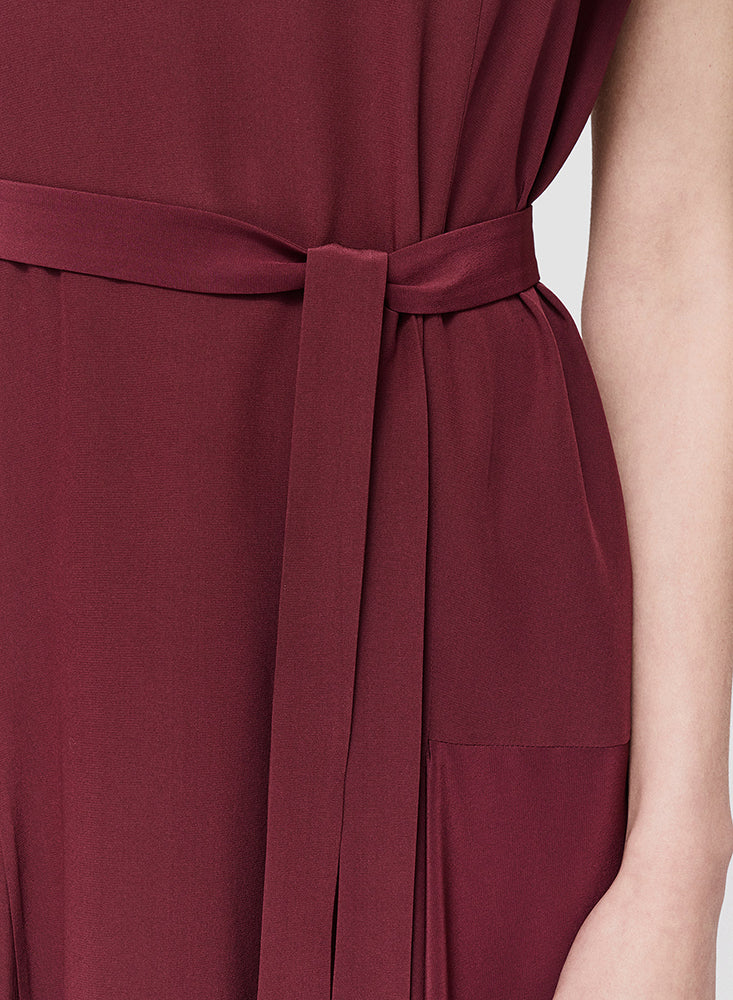 GOODMAN DRESS MERLOT