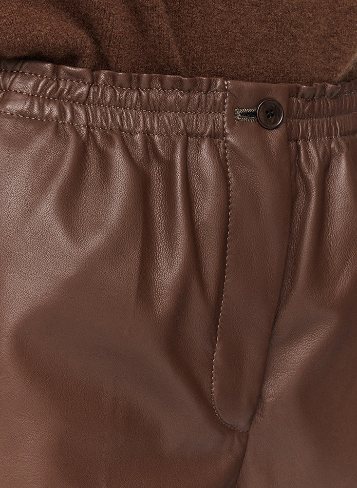 TAIO LEATHER PANTS ARABICA