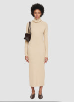 DRESS SILK BLEND CHAMPAGNE