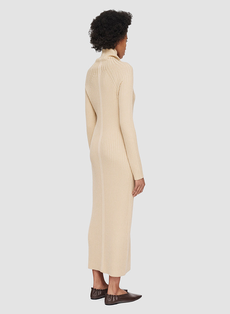 DRESS SILK BLEND CHAMPAGNE