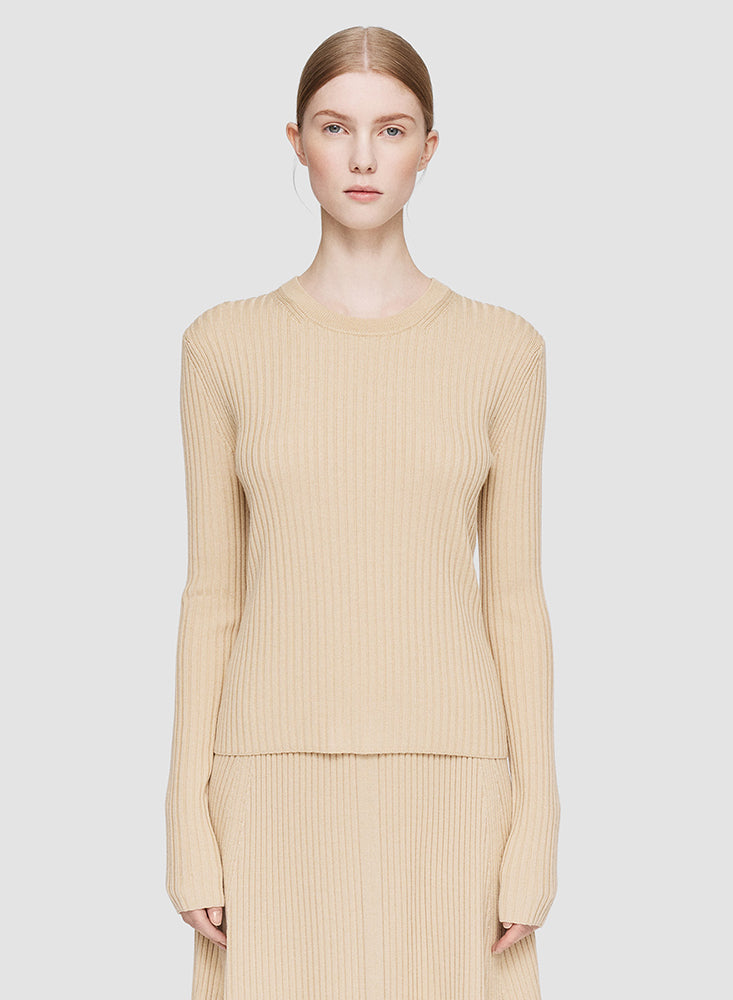 RD NK LS SILK TOP CHAMPAGNE