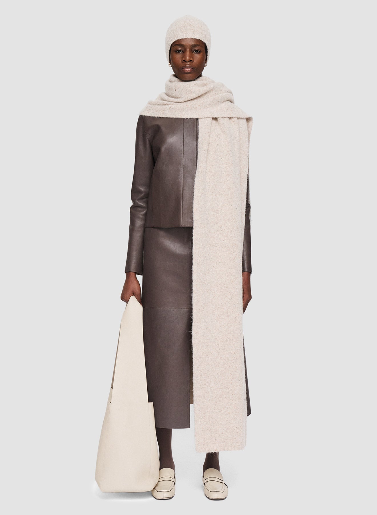 SCARF ALP CHAMPAGNE MELANGE