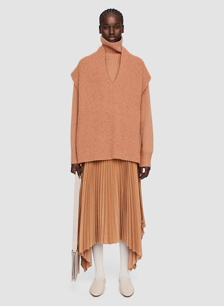 VEST LUXE CMERE TOP CAROB