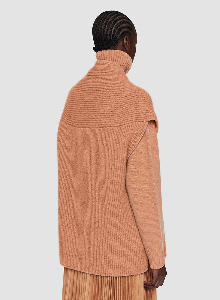 VEST LUXE CMERE TOP CORAL