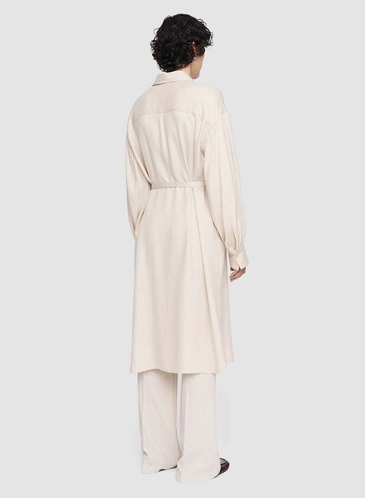 FLOREAL TWILL DRESS OAT