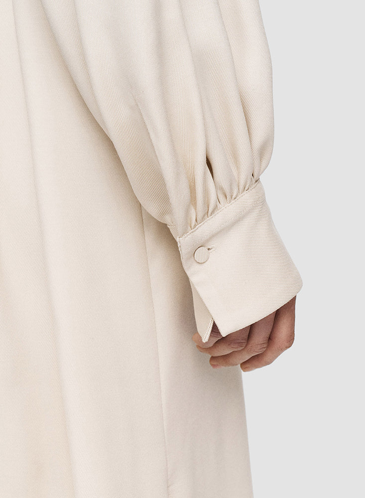 FLOREAL TWILL DRESS OAT