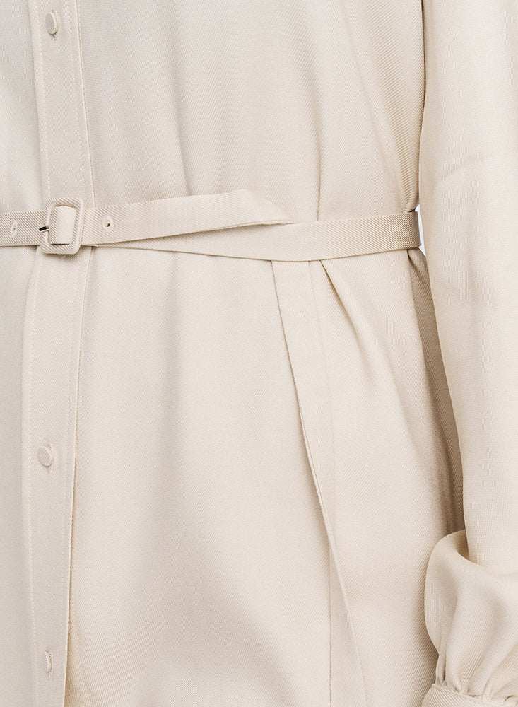 FLOREAL TWILL DRESS OAT