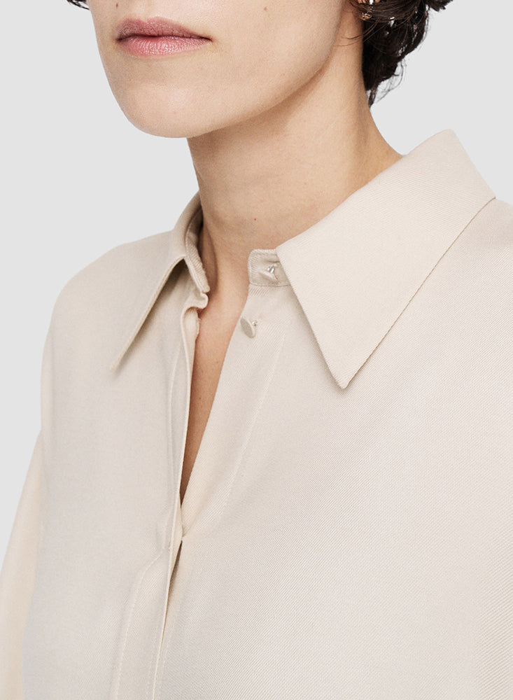 FLOREAL TWILL DRESS OAT