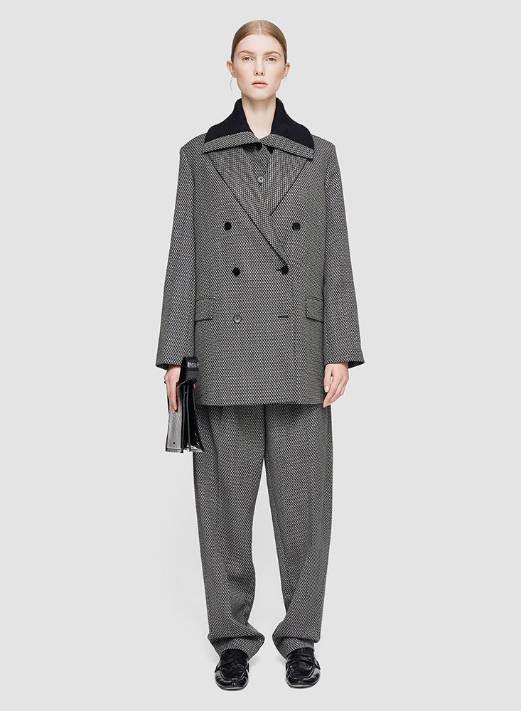 CHAPONE JACKET IVORY/BLACK