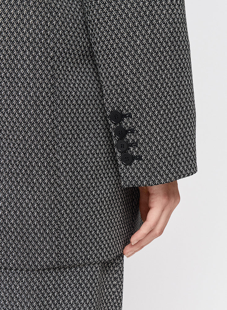 CHAPONE JACKET IVORY/BLACK