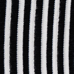 SKIRT STRIPES AND PLEATS IVORY/BLACK